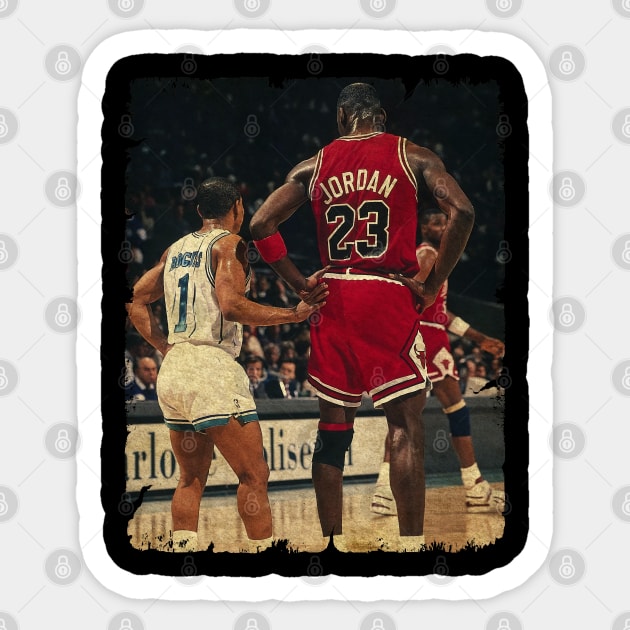 Muggsy and MJ Sticker by Wendyshopart
